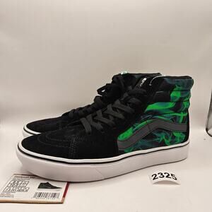 VANS M8.5/W10 COMFYCUSH SK8-HI AFTER DARK GREEN NWOB SKATE SHOE